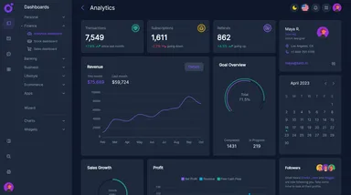 The Nuxt & Tailwind CSS Dashboard System - Tairo