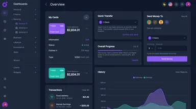 The Nuxt & Tailwind CSS dashboard system - Tairo