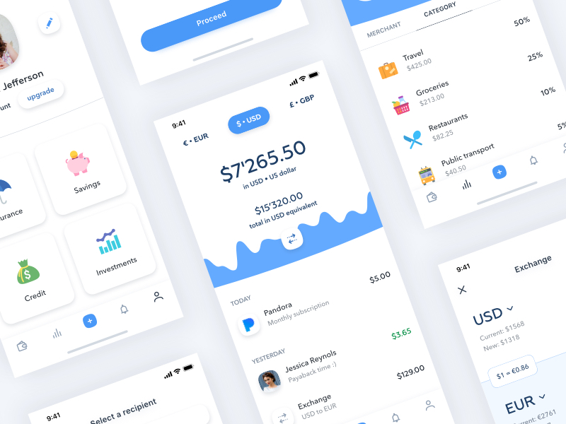 Banking and Finance Dashboard